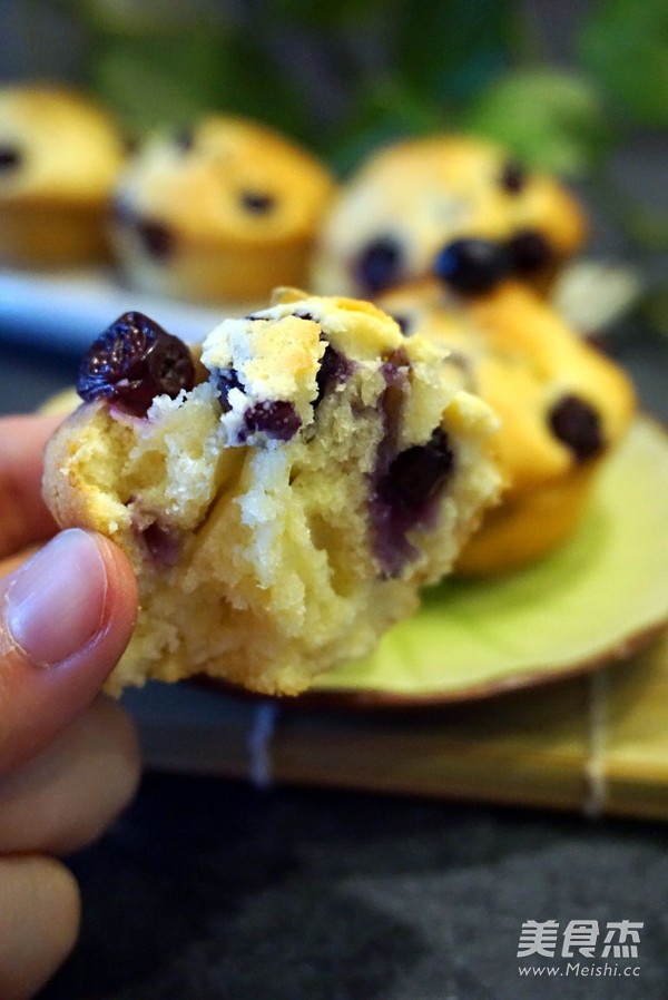 酸甜可口的蓝莓马芬