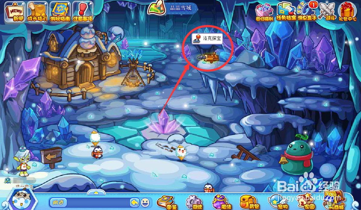 洛克王国冰天雪地怎么获得