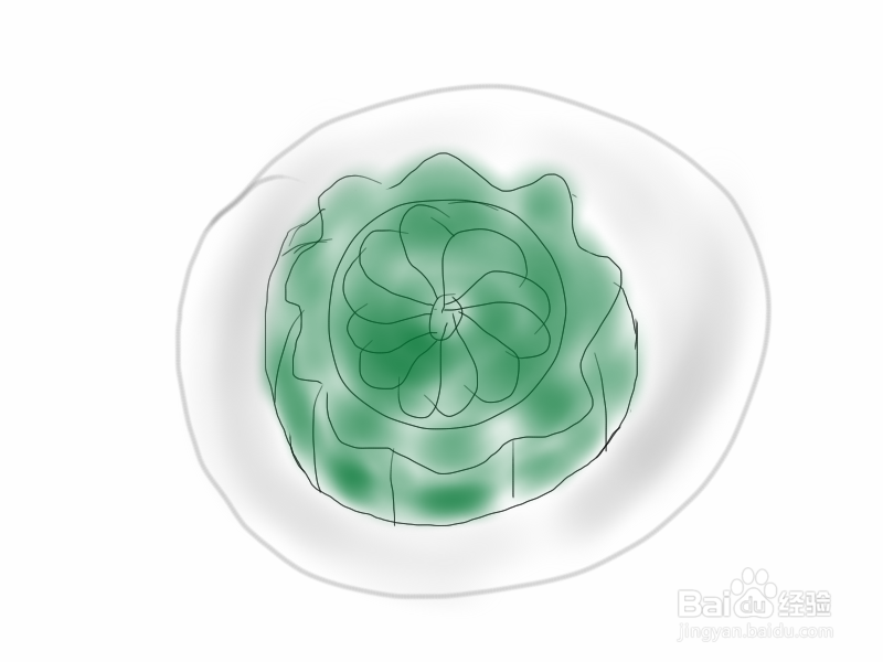 <b>手绘系列之如何画绿豆糕</b>