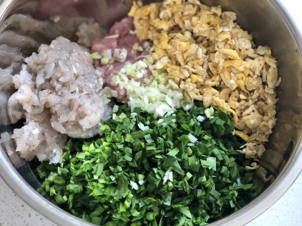 虾仁三鲜馅儿翡翠白玉水饺