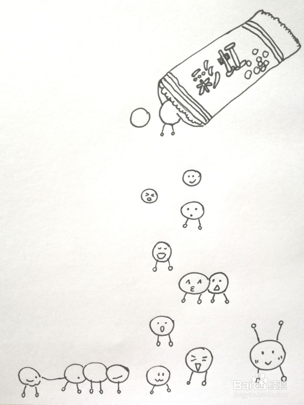如何画《彩虹糖》