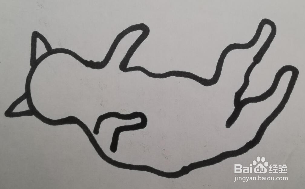 儿童简笔画 小猫的画法 小猫的简笔画