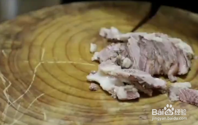 凉拌羊肉的做法