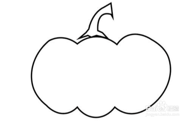 万圣节南瓜怎么画