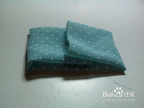 雪纺蝴蝶结拼布发圈教程