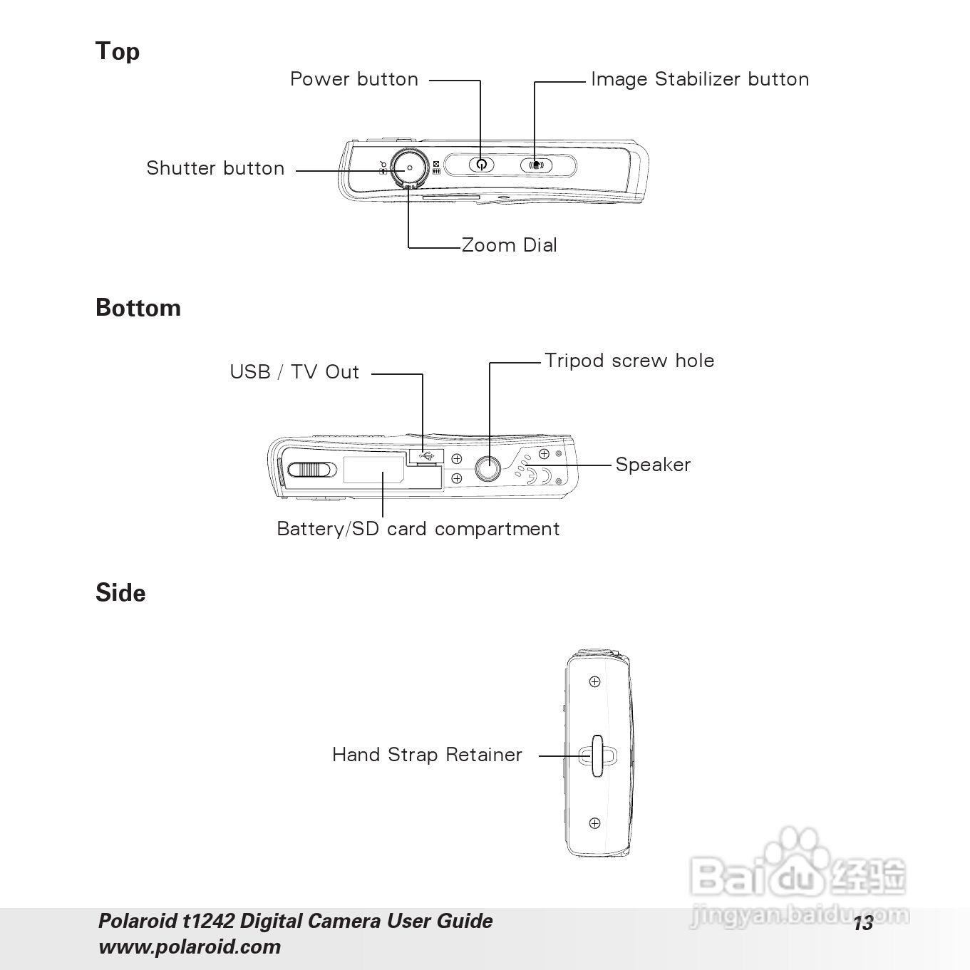 宝丽来Polaroid t1242数码相机使用说明书:[2]