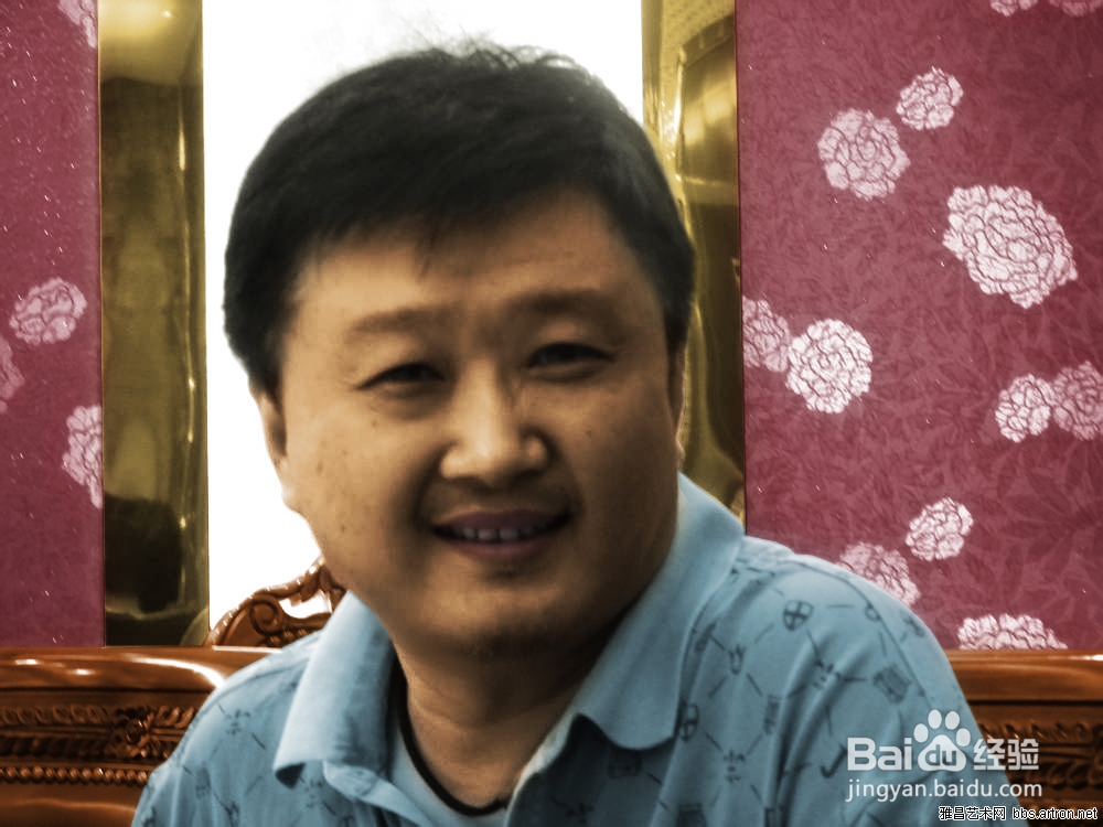 用PhotoShop怎么给黑白照片上色教程