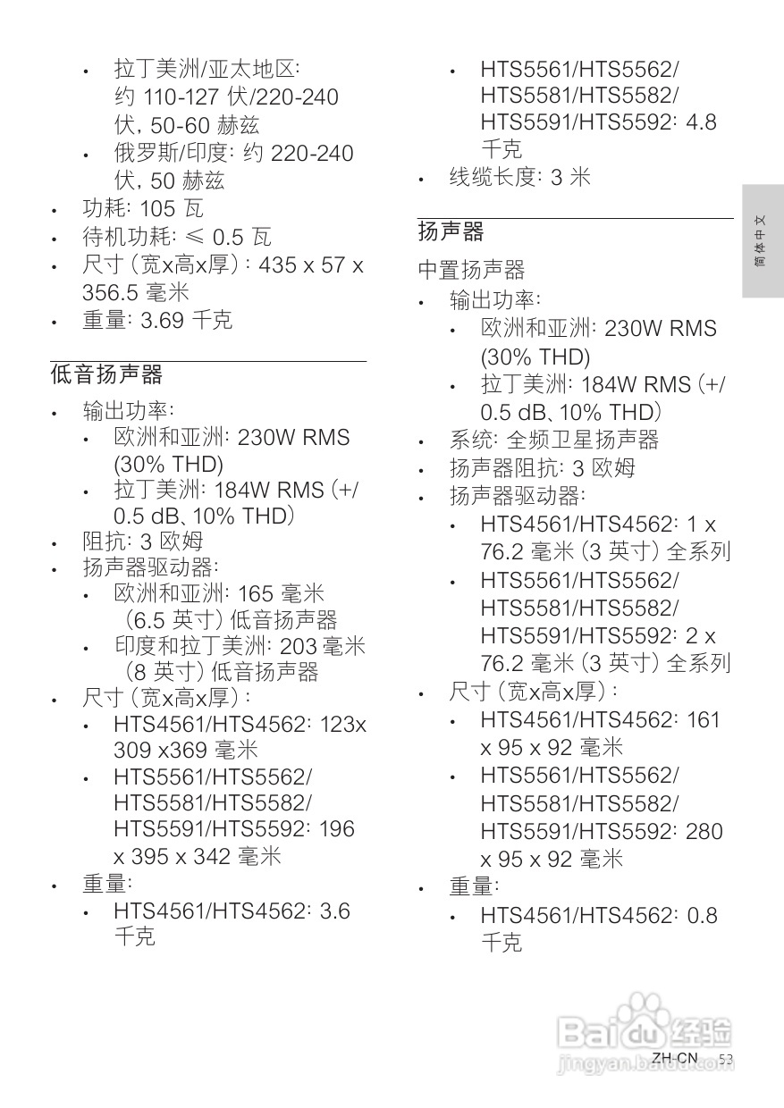 PHILIPS HTS5591影音组合用户手册:[3]