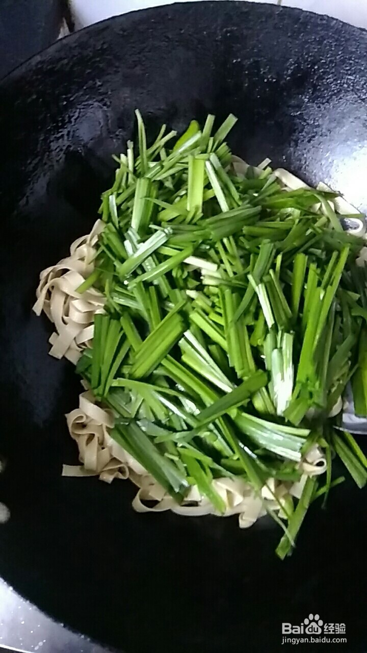 千张炒韭菜怎么做