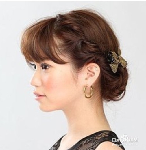 一分钟中短发瞬间变复古女神