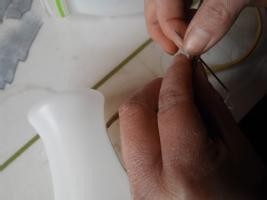 学前班手工：[1]双线拉力器