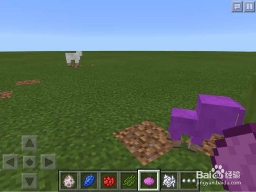 Minecraft如何给羊染色 百度经验 Minecraft如何给羊染色 百度经验