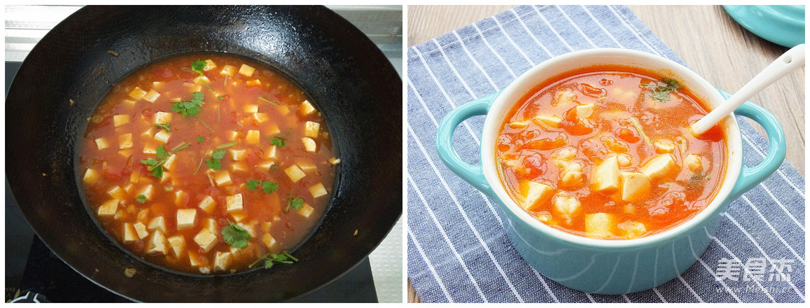 虾仁豆腐汤的做法