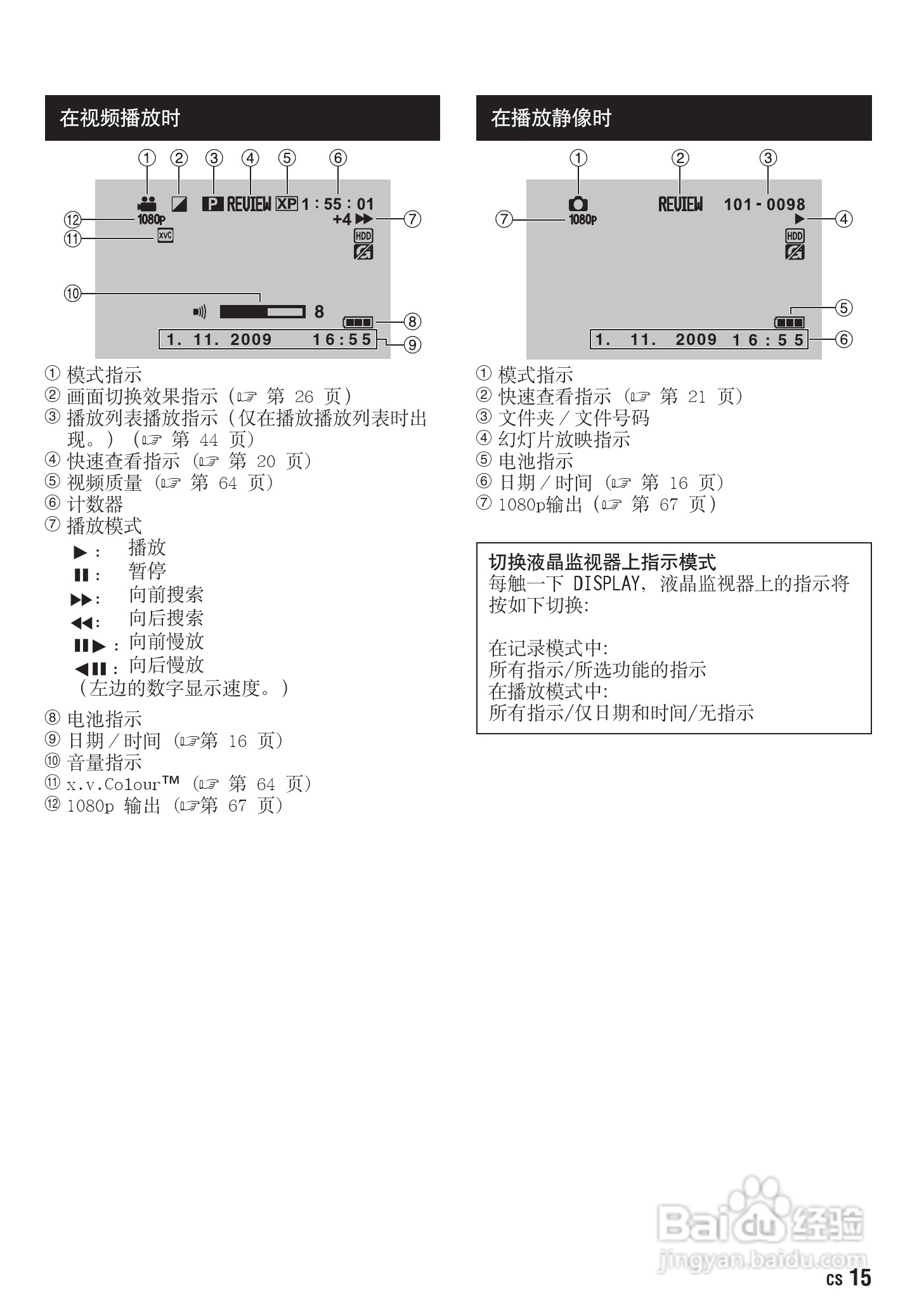 JVC GZ-HD300AC数码摄像机说明书:[2]