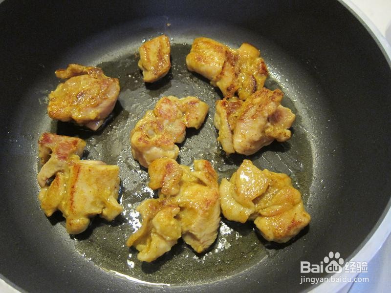 简单又下饭♥咖哩风味鸡腿肉