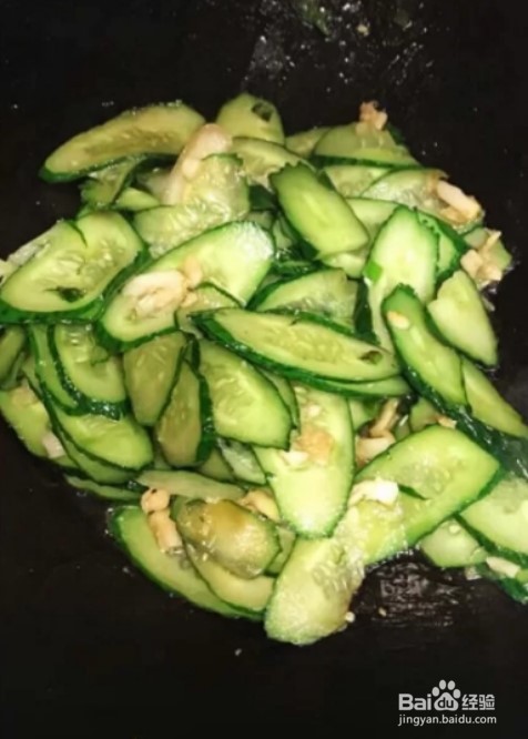 清炒黄瓜的做法