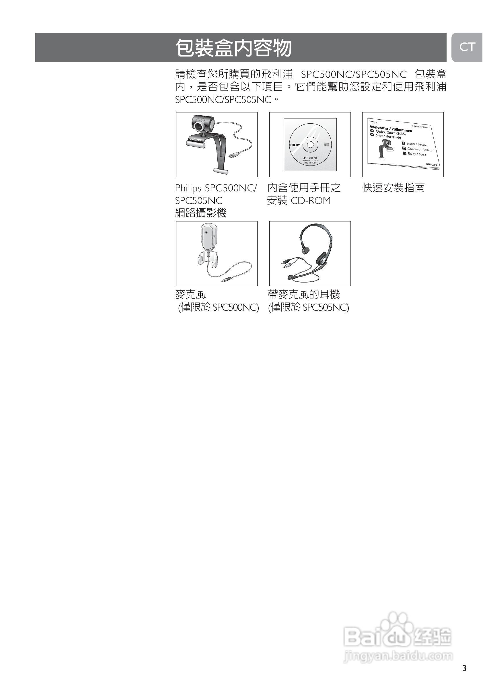 PHILIPS SPC505NC摄像头说明书:[1]