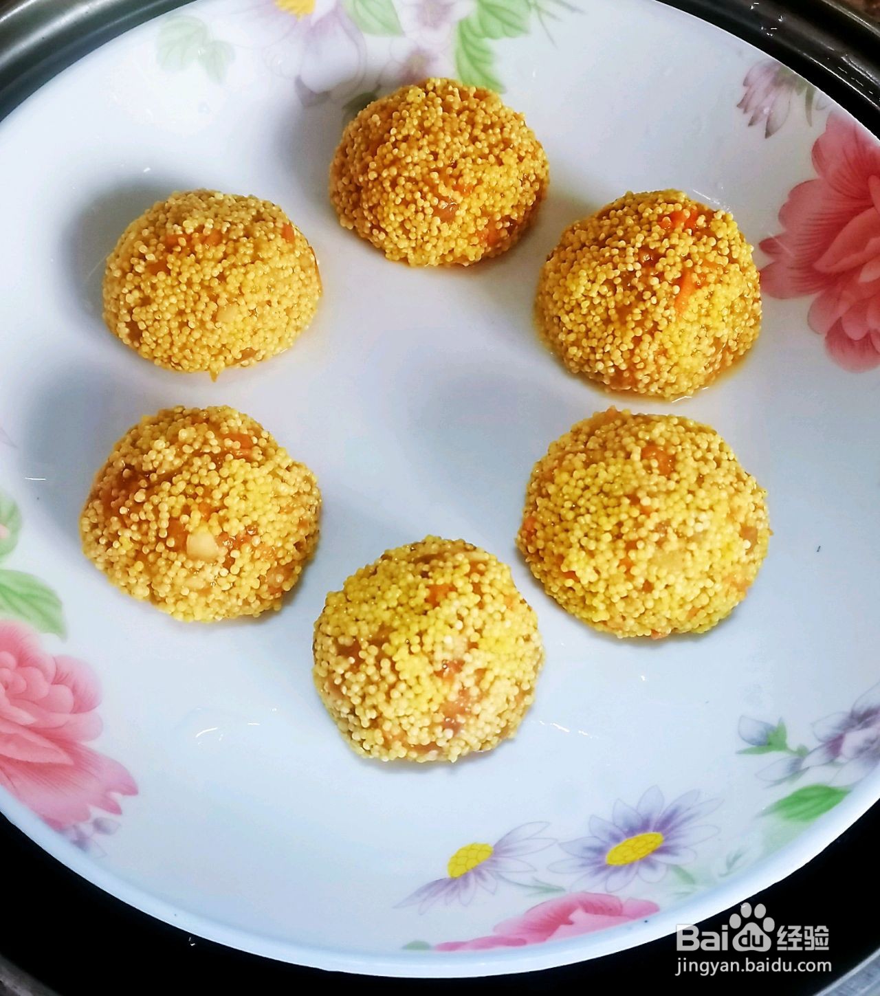 黄金小米肉丸子