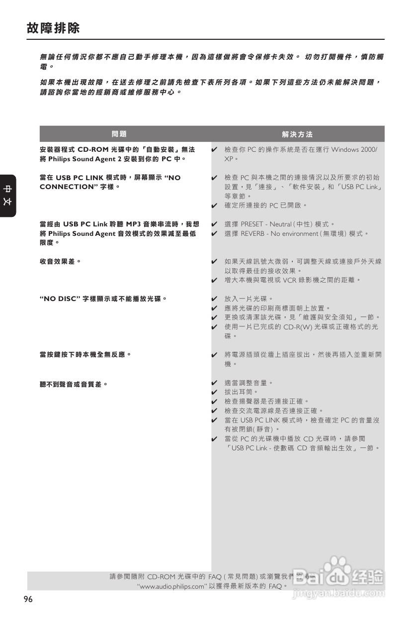 PHILIPS FWM779音响使用说明书:[2]
