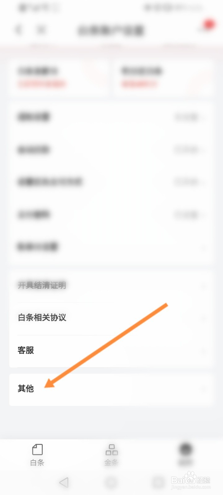 怎么锁定白条账户