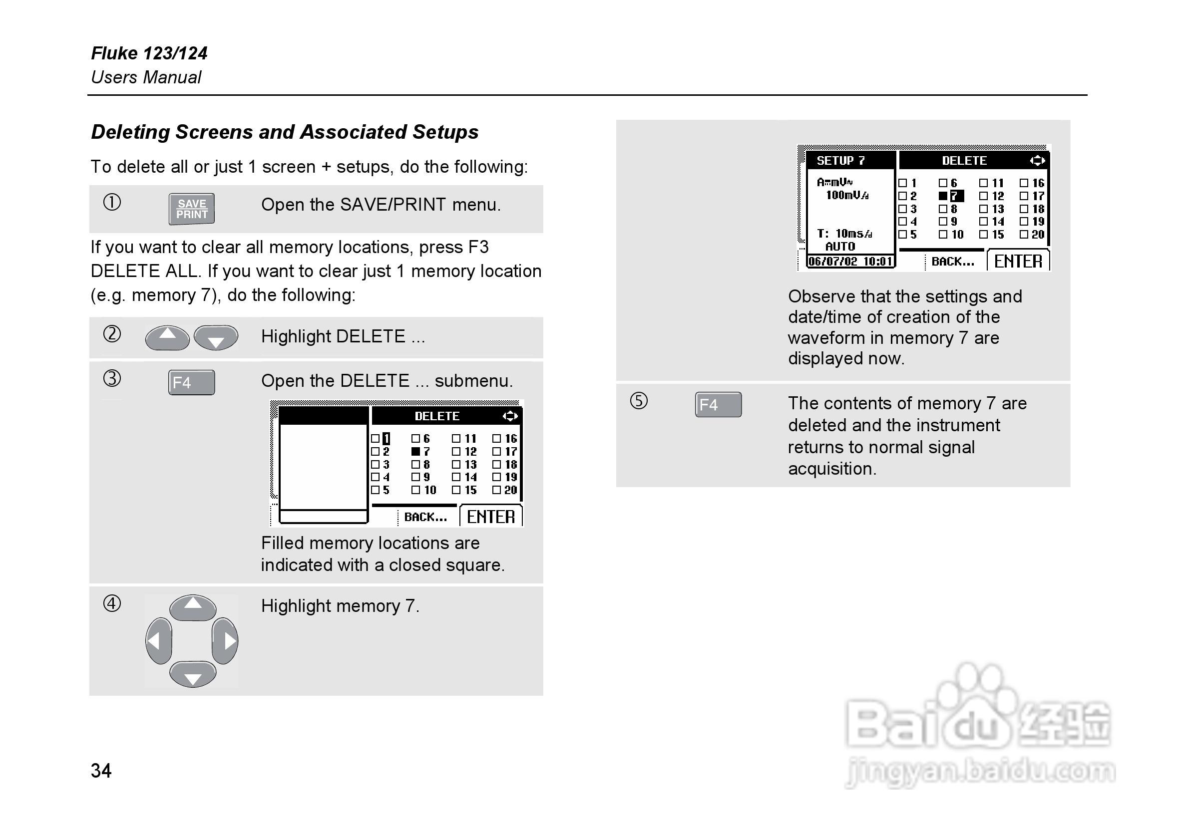 福禄克Fluke 123示波表使用说明书:[5]