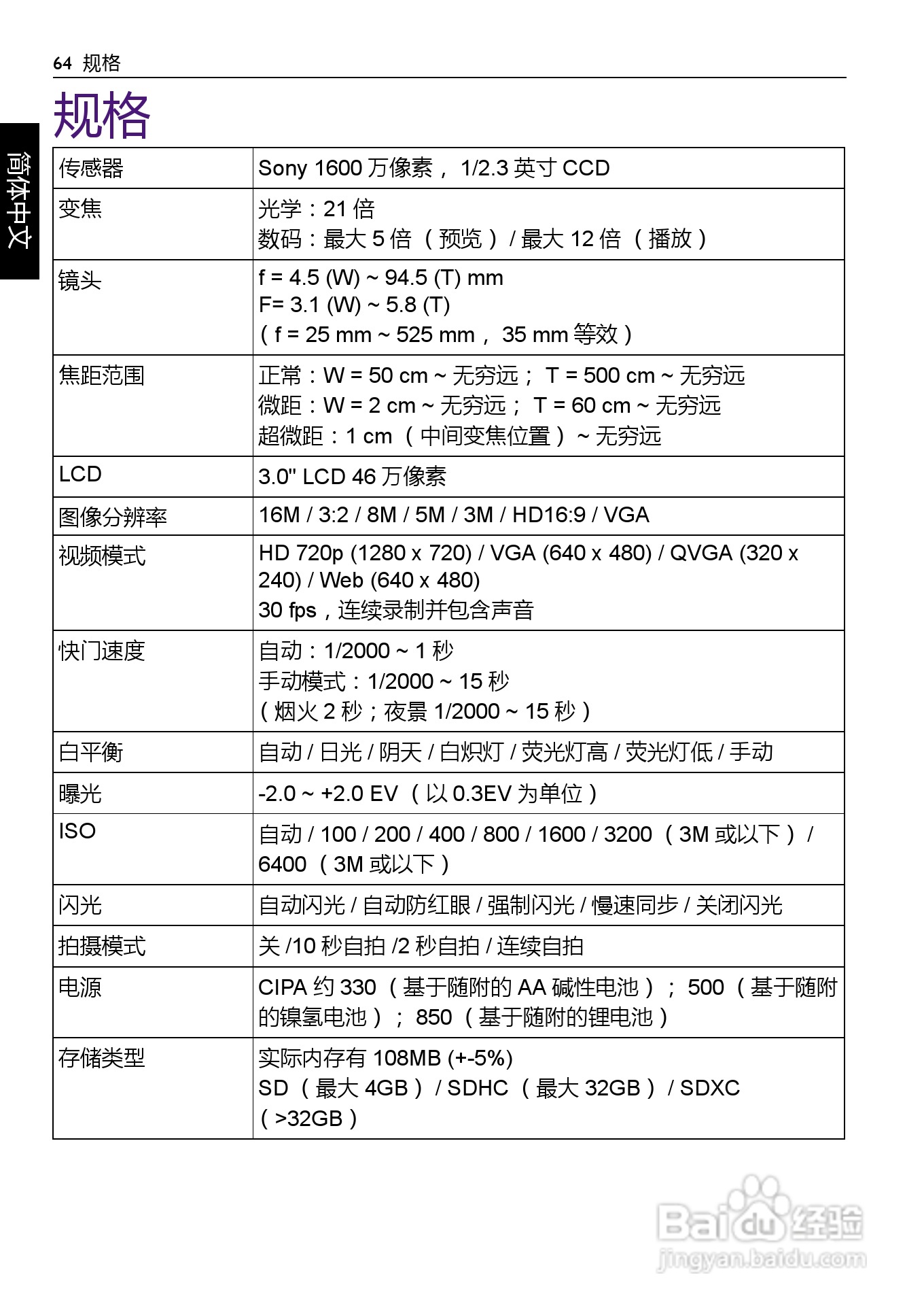 明基BENQ GH600数码相机使用说明书:[7]