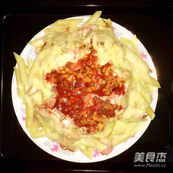 芝士火腿焗意粉
