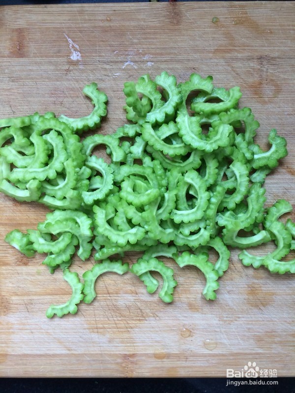 酱炒苦瓜怎么做