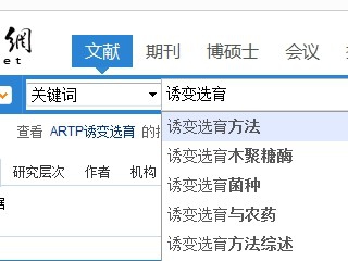 怎样利用关键词查询文献？