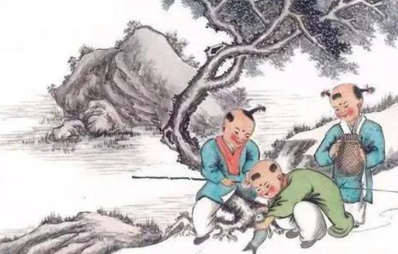 稚子弄冰古诗的意思是什么