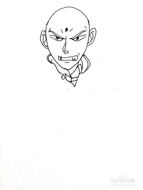 名侦探柯南 系列之鬼丸猛简笔画 百度经验