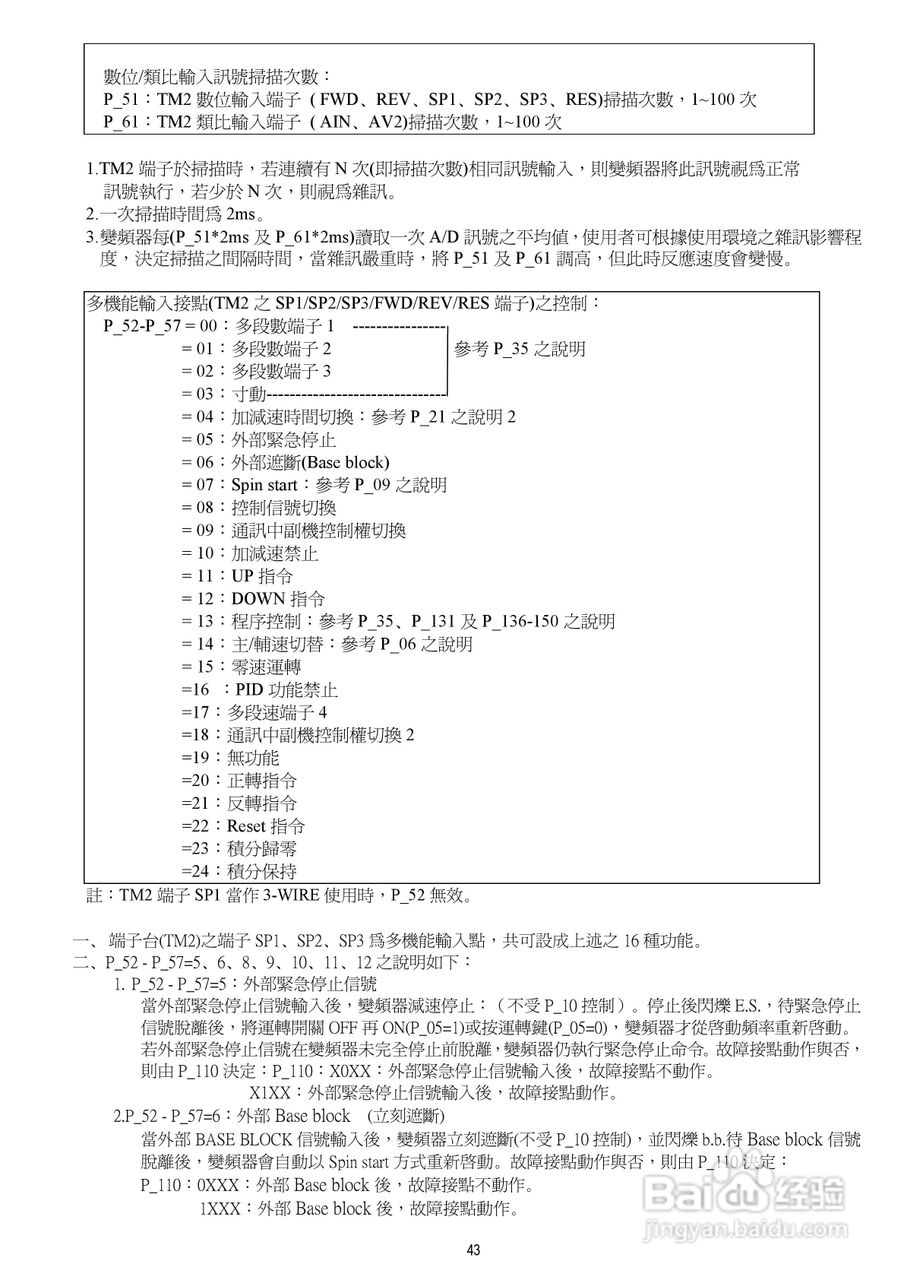 台安T-VERTER V2-460-H3变频器使用手册:[5]