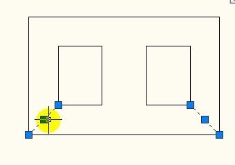 AutoCAD矩形工具的使用方法及实例，快捷键为REC