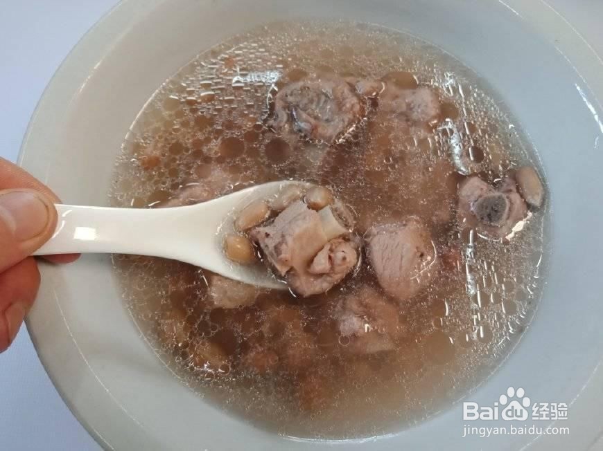 花生排骨汤的做法