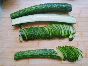 食补养生（黄瓜炒猪肝）的做法