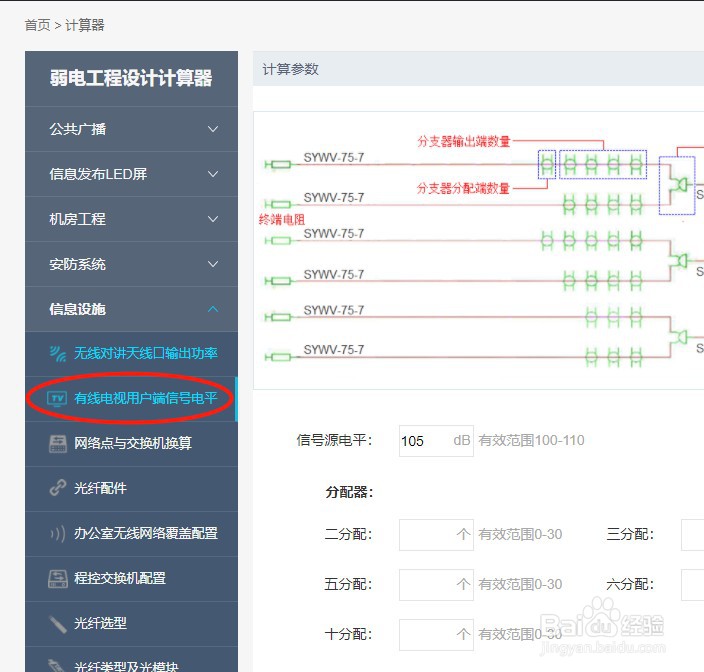 如何使用河姆渡的有线电视用户端信号电平