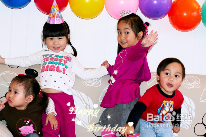 晴晴小公主四岁生日快乐(组图)