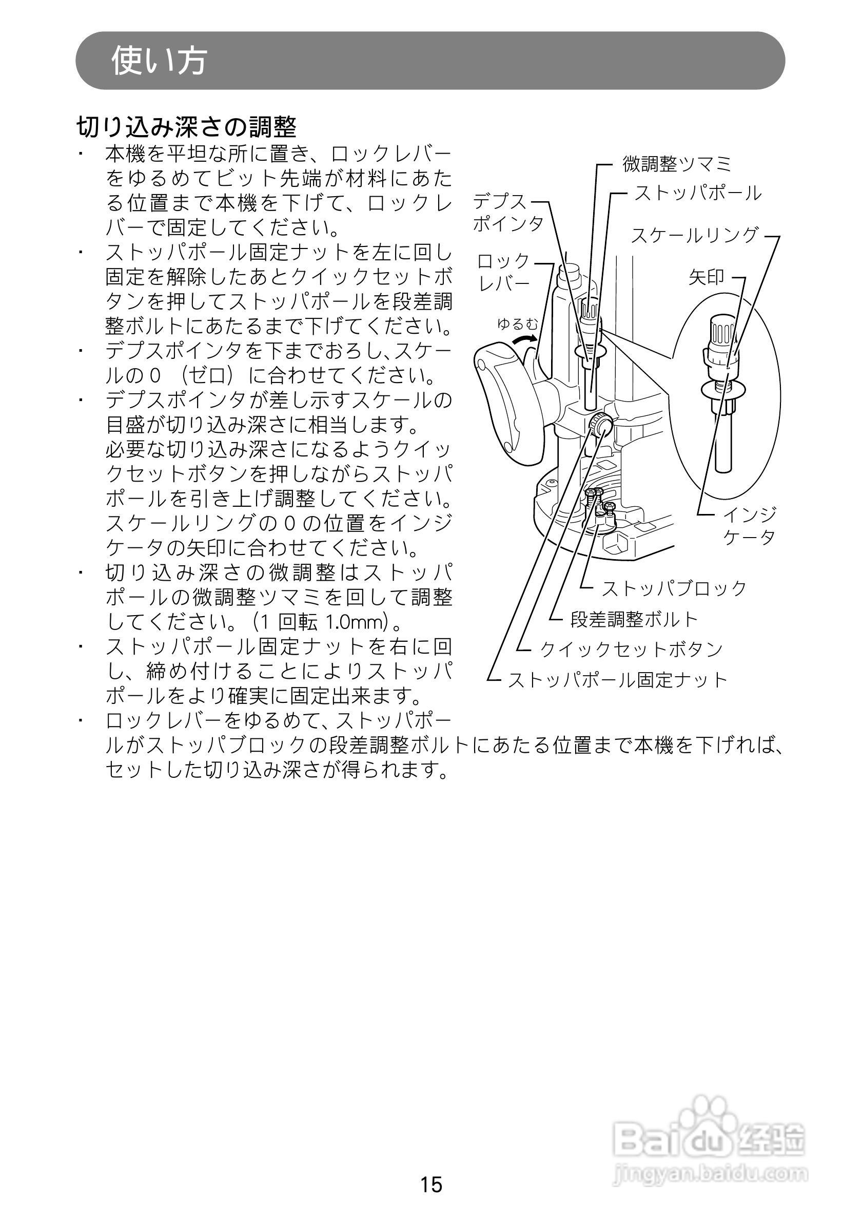 牧田 2301FC雕刻机使用说明书:[2]