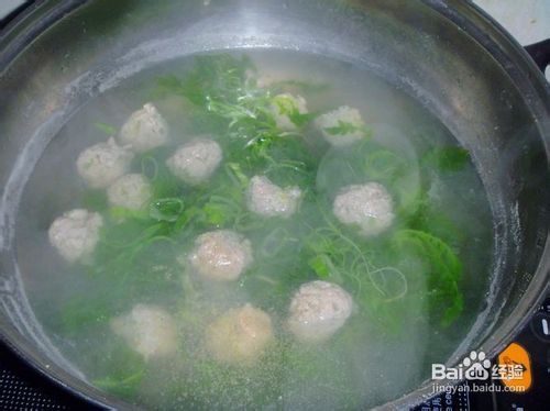 【养生汤煲】开胃消食芥菜丸子汤