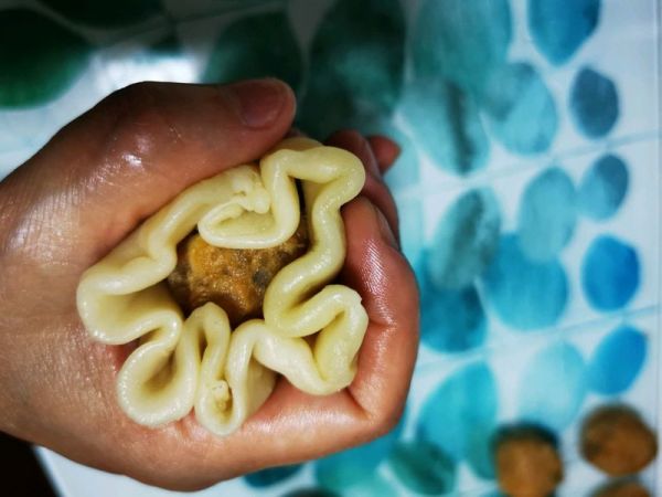 #美食视频挑战赛# 蟹壳黄