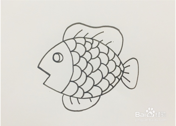 鱼鳞应该怎么画