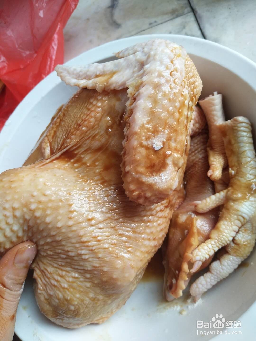 酱油盐焗鸡怎么做？
