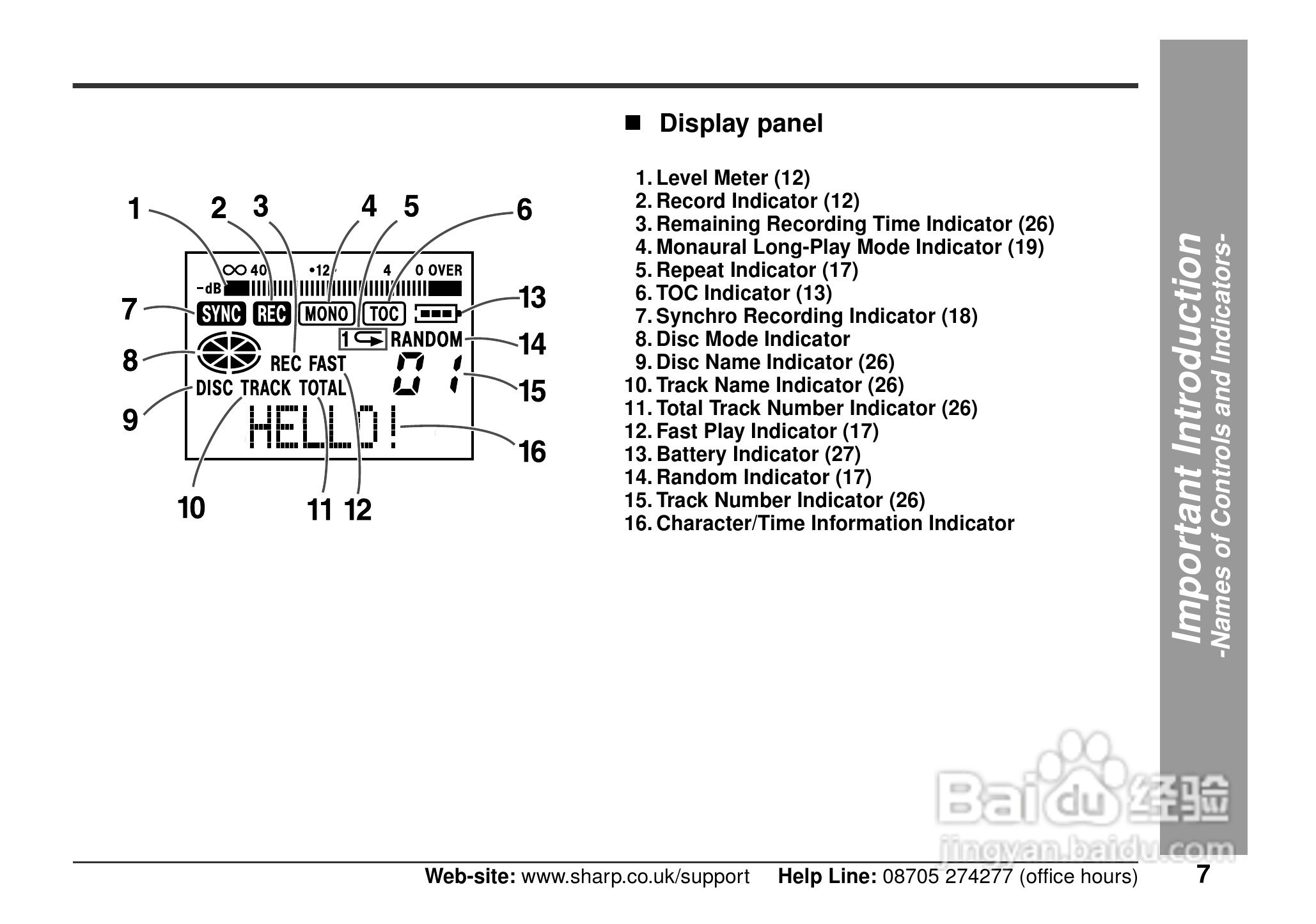 夏普MD-MT80H数码影音使用说明书:[1]
