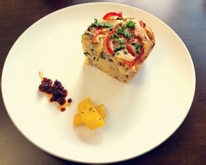 蘑菇鸡肉糕的做法