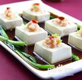 好看又好吃的鲜虾酿豆腐