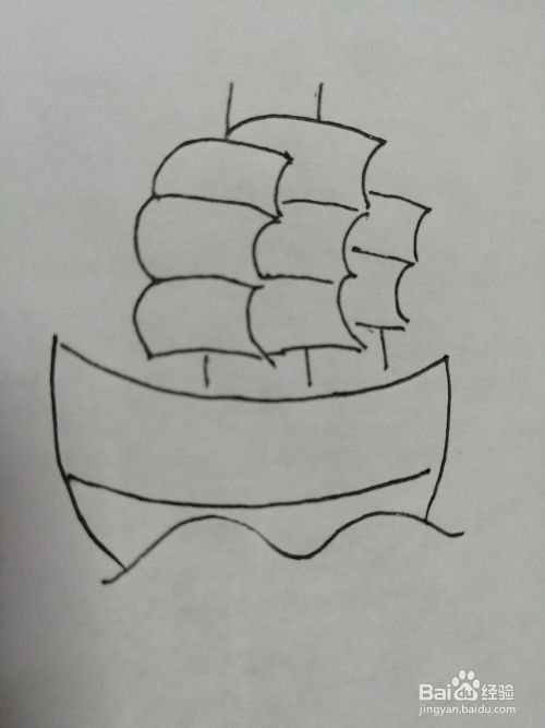 简笔画帆船怎么画