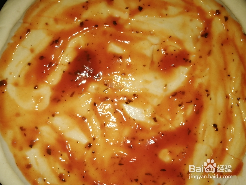 在家也能做的虾仁培根披萨