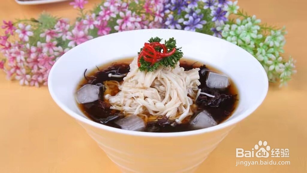 捞汁金针菇做法