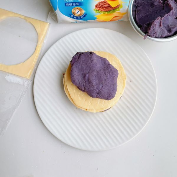 流心芝士紫薯挞