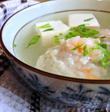 豆腐虾丸汤,健康美味!